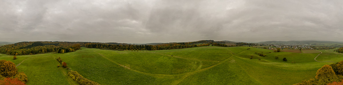 Luftpanorama im Dilltal